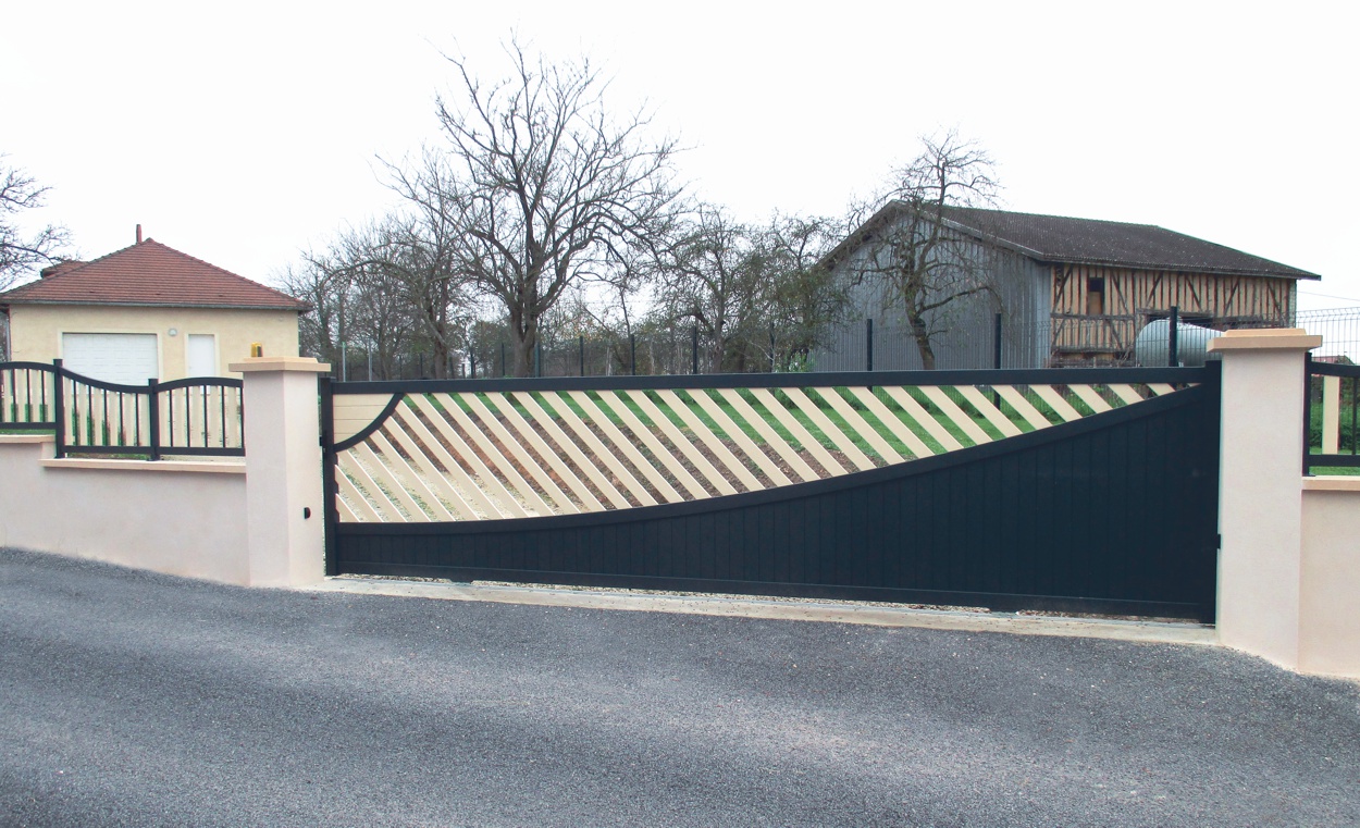 marne coulissant bicolor cloture
