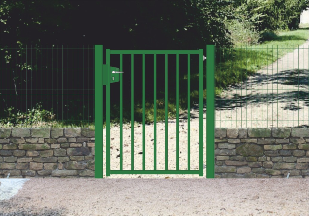 S37 - BARREAUDÉ - PORTAIL PIVOTANT INDUSTRIEL